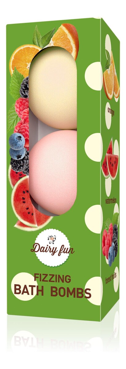 Musujące Kule do kąpieli - Arbuz,Owoce Leśne i Pomarańcza