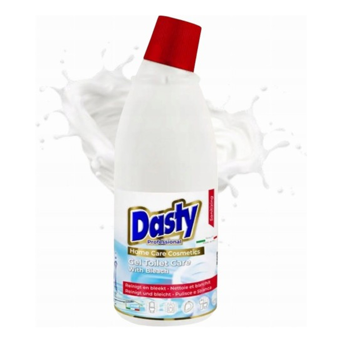 Dasty Home Care Cosmetics Żel do WC Bleach Wybielacz 750ml