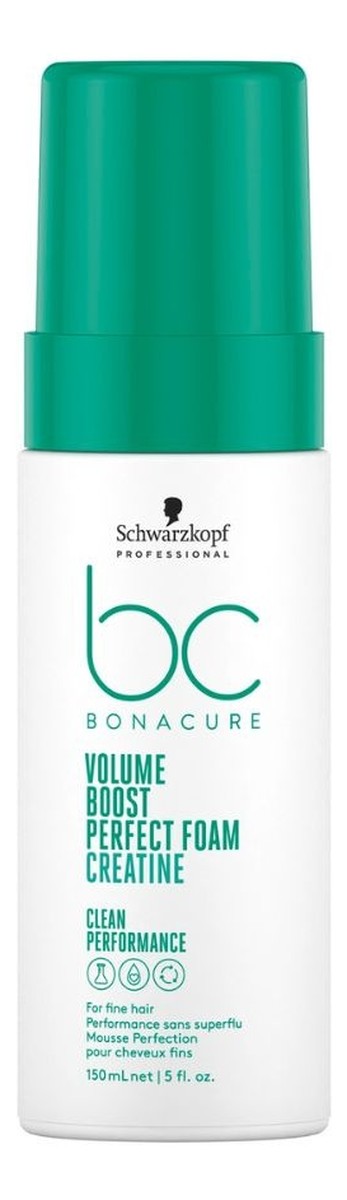 Bc bonacure volume boost perfect foam antystatyczna pianka zwiększająca objętość włosów