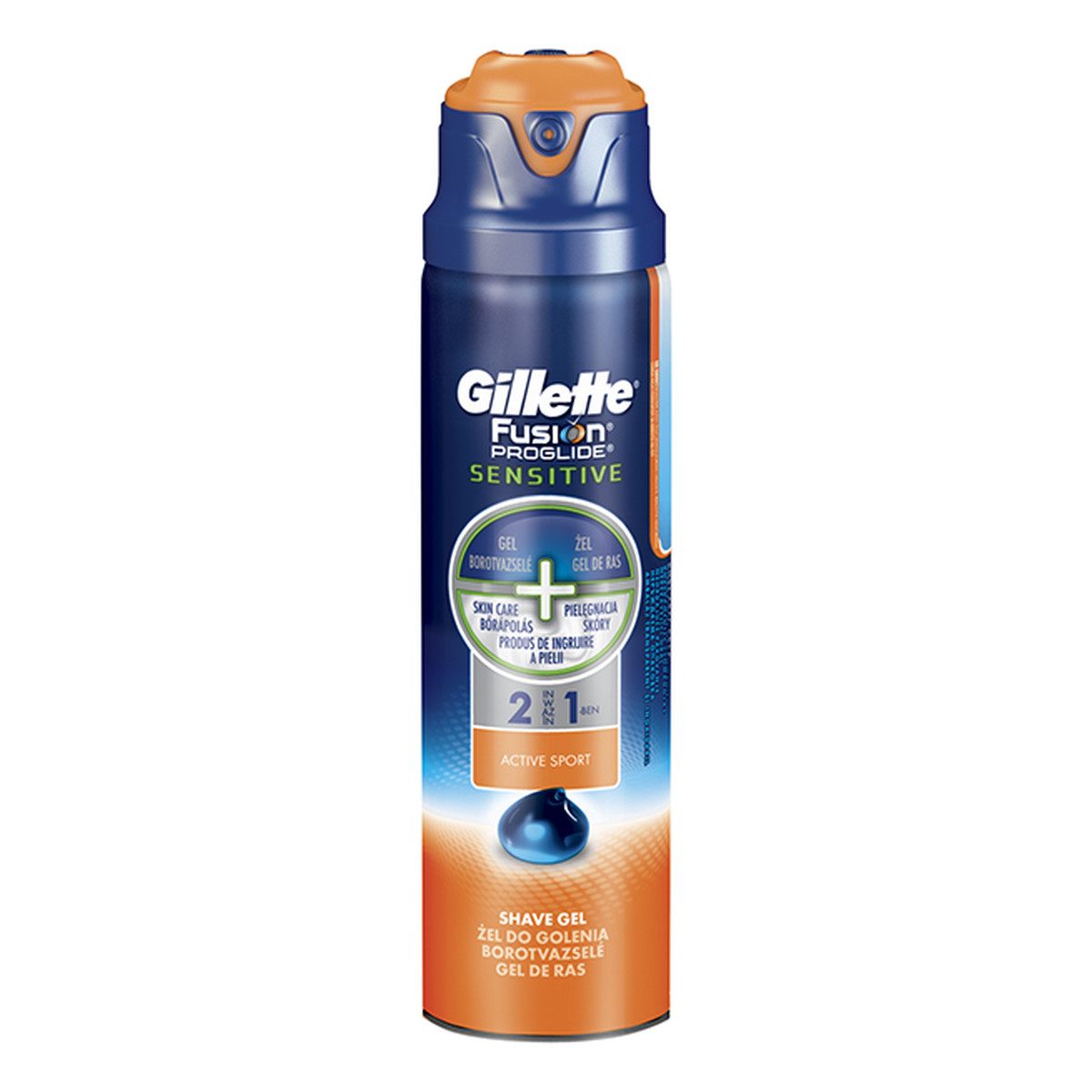 Gillette Fusion Proglide Sensitive Żel Do Golenia Active Sport 170ml