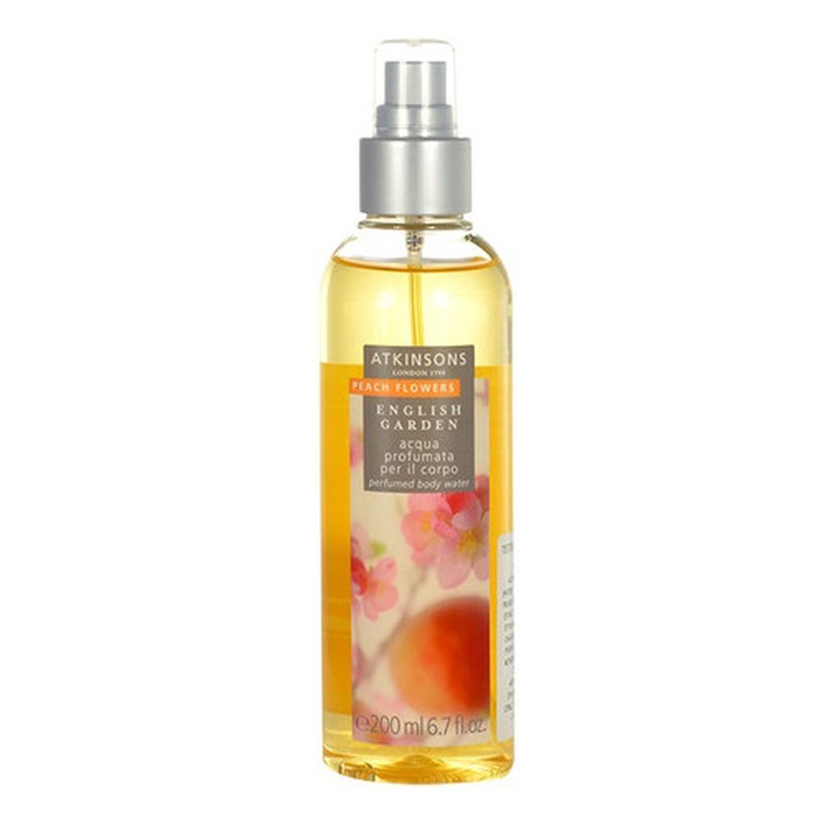 Atkinsons English Garden Peach Flowers perfumowana mgiełka do ciała TESTER 200ml