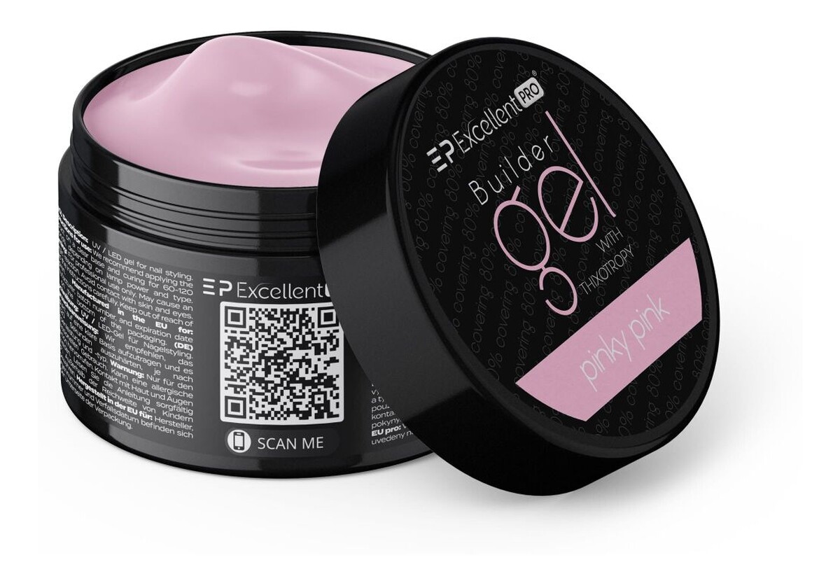 Żel budujący pinky pink