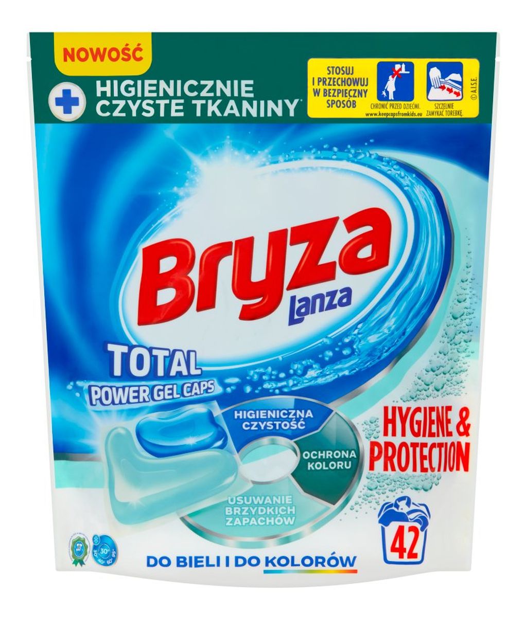 Hygiene&Protection Kapsułki do prania do bieli i kolorów 42szt
