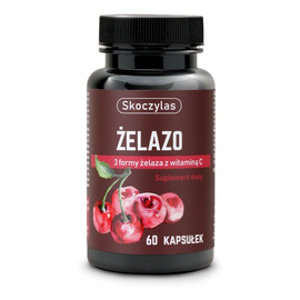 Żelaza z witaminą c suplement diety 60 kapsułek