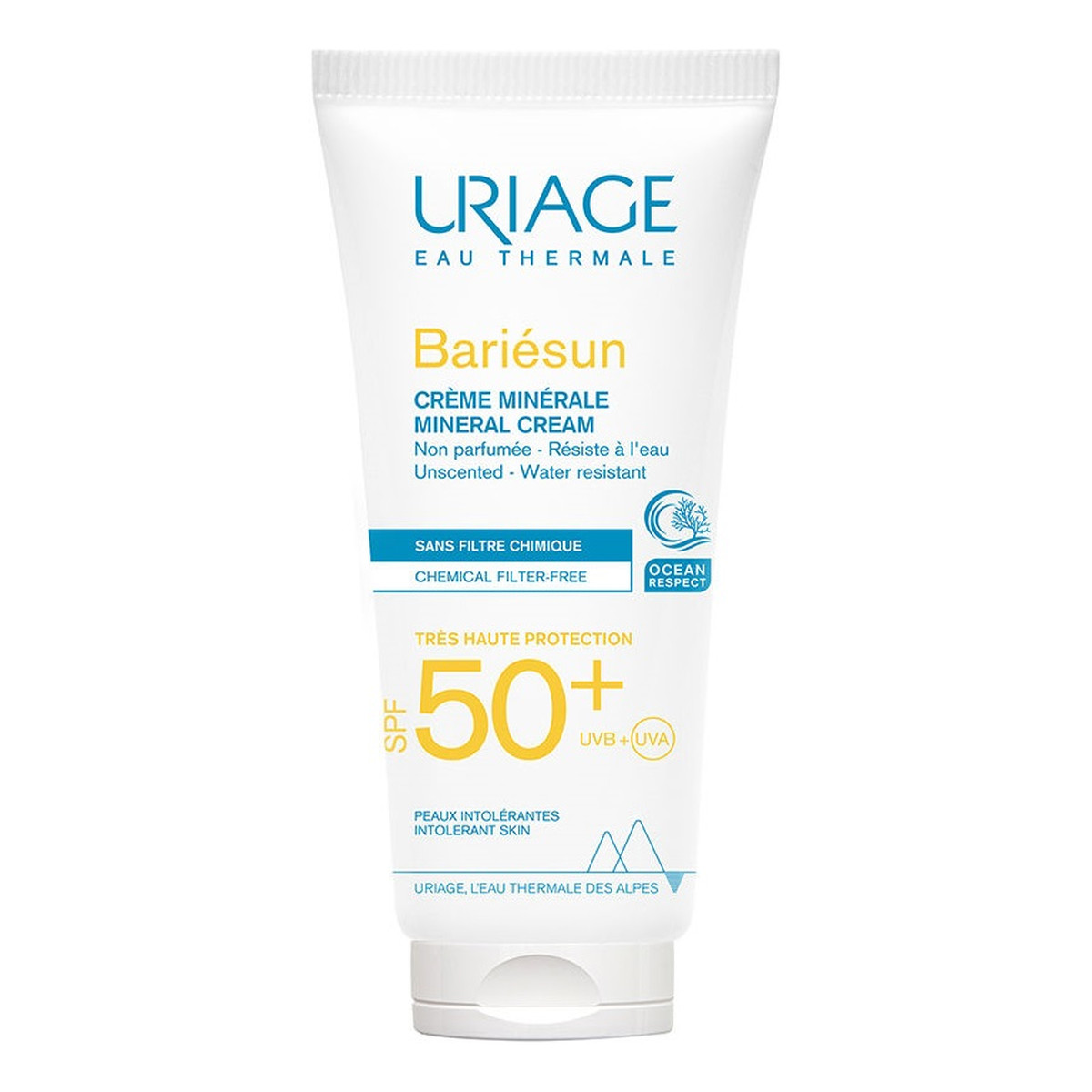 Uriage Bariesun Mineral Cream Krem mineralny do twarzy i ciała spf50+ 100ml