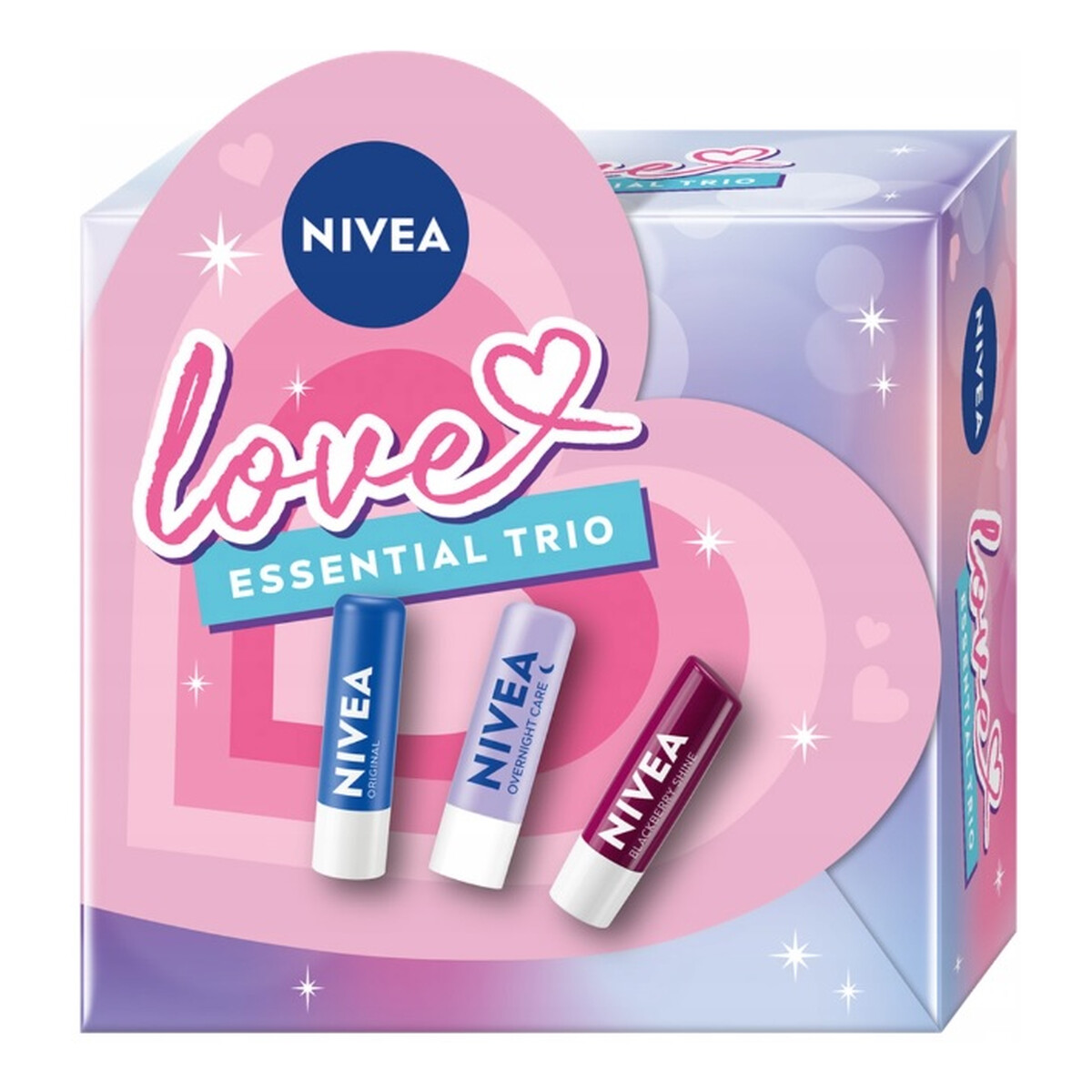 Nivea Essential Trio Zestaw pomadek do ust 3x4.8g 14.4g
