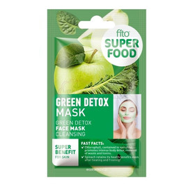 Maska do twarzy, oczyszczanie, zielony detox