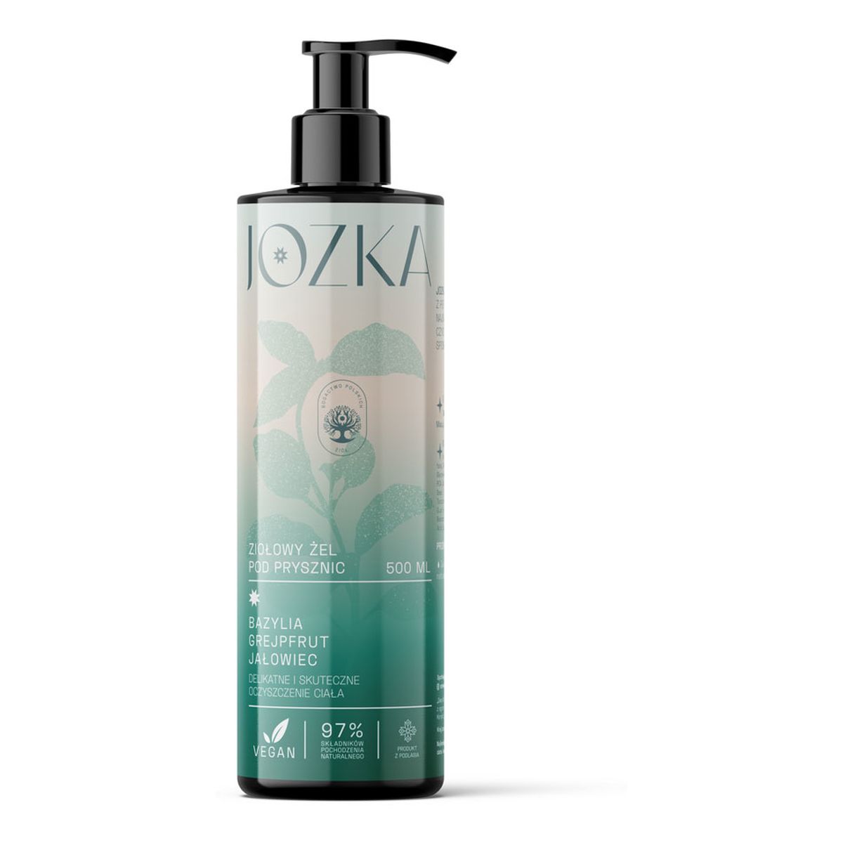 Jozka Ziołowy Żel pod prysznic bazylia grejpfrut jałowiec 500ml