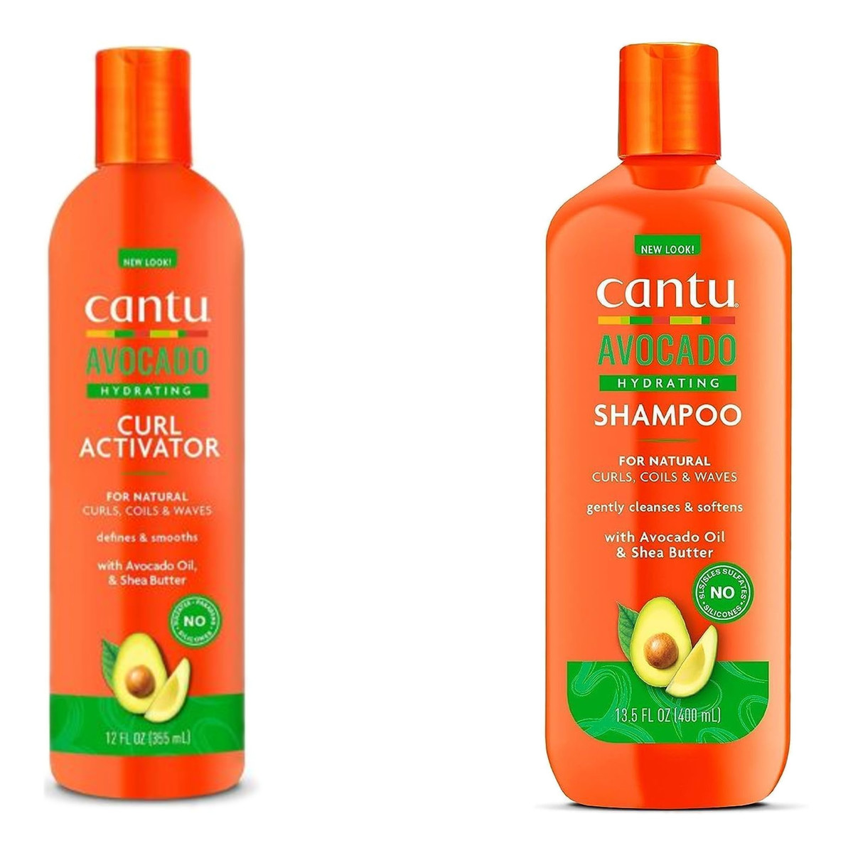 Cantu Avocado Aktywator skrętu 355ml + Szampon do włosów kręconych 400ml