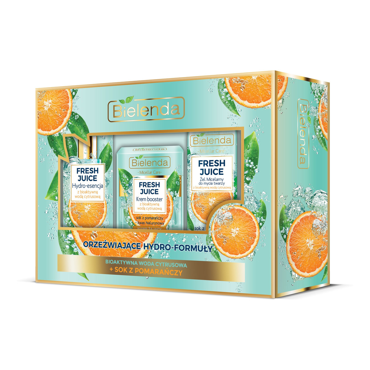 Bielenda Fresh Juice Zestaw Pomarańczowy 190g