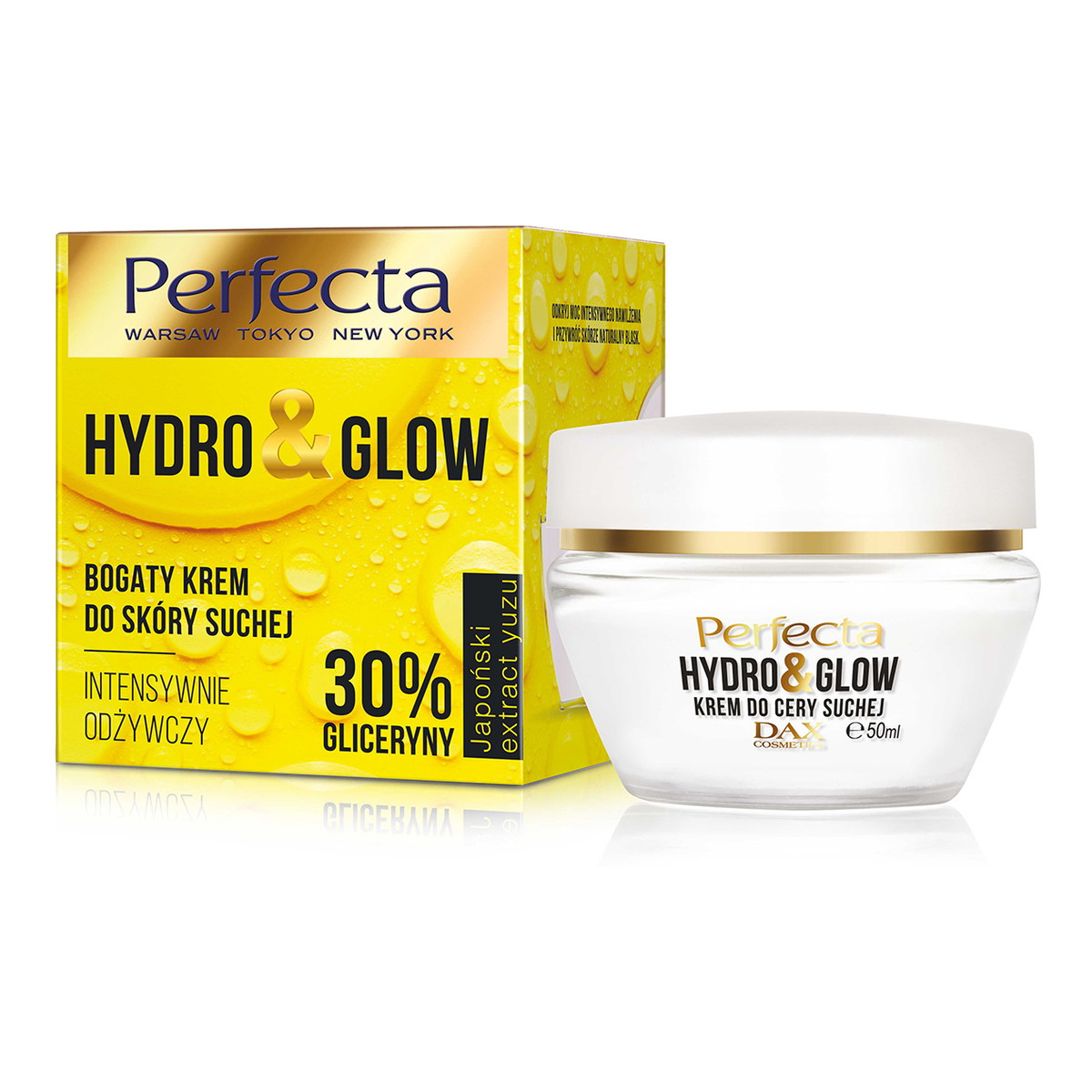 Perfecta Hydro Glow Bogaty krem do skóry suchej 50ml