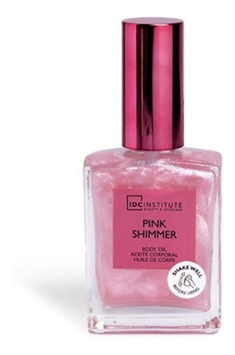 Rozświetlający olejek do ciała glow shimmer pink