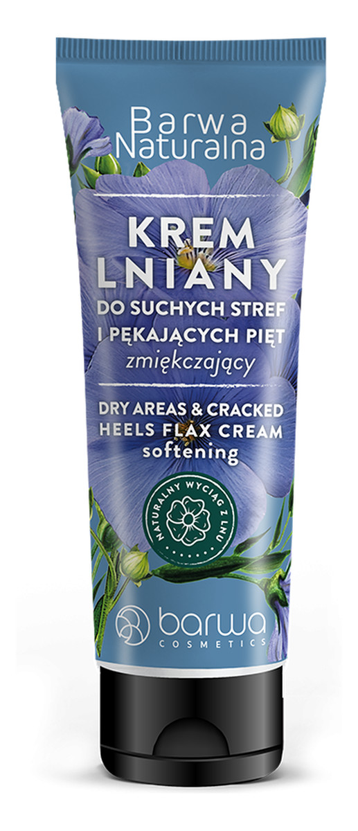Zmiękczający Krem Do Suchych Stref I Pękających Pięt Lniany