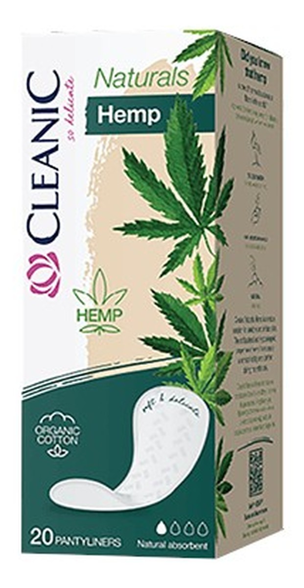 Naturals Hemp Wkładki higieniczne Organic 20szt