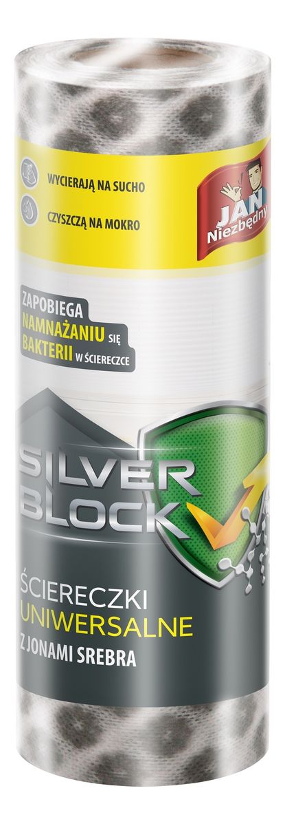 Silver Block Ściereczki uniwersalne z jonami srebra na rolce 1 szt.