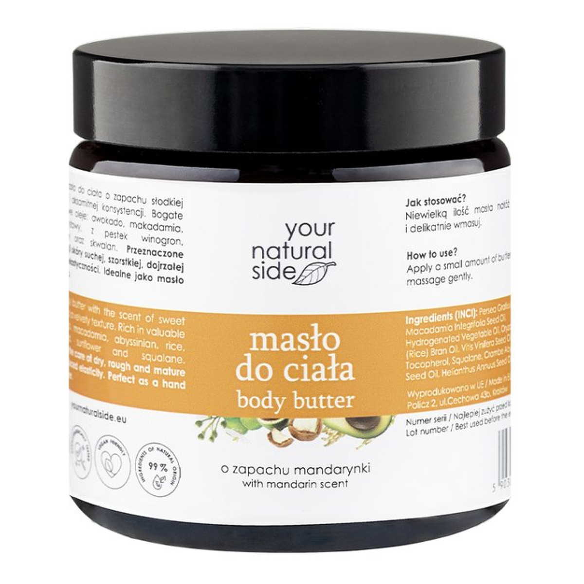 Your Natural Side Masło do ciała o zapachu mandarynki 100ml