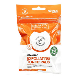 Exfoliating toner pads nasączone płatki złuszczające i energetyzujące-vitamin c 1op-30szt
