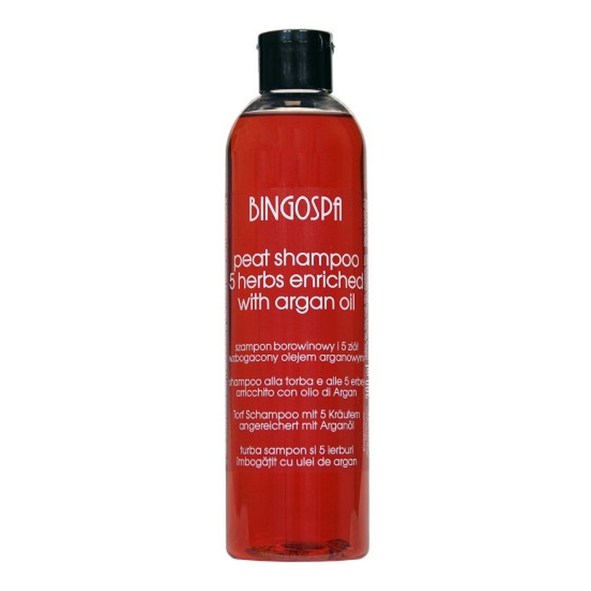 BINGOSPA Szampon borowinowy 5 Ziół Wzbogacony Olejem Arganowym 300ml