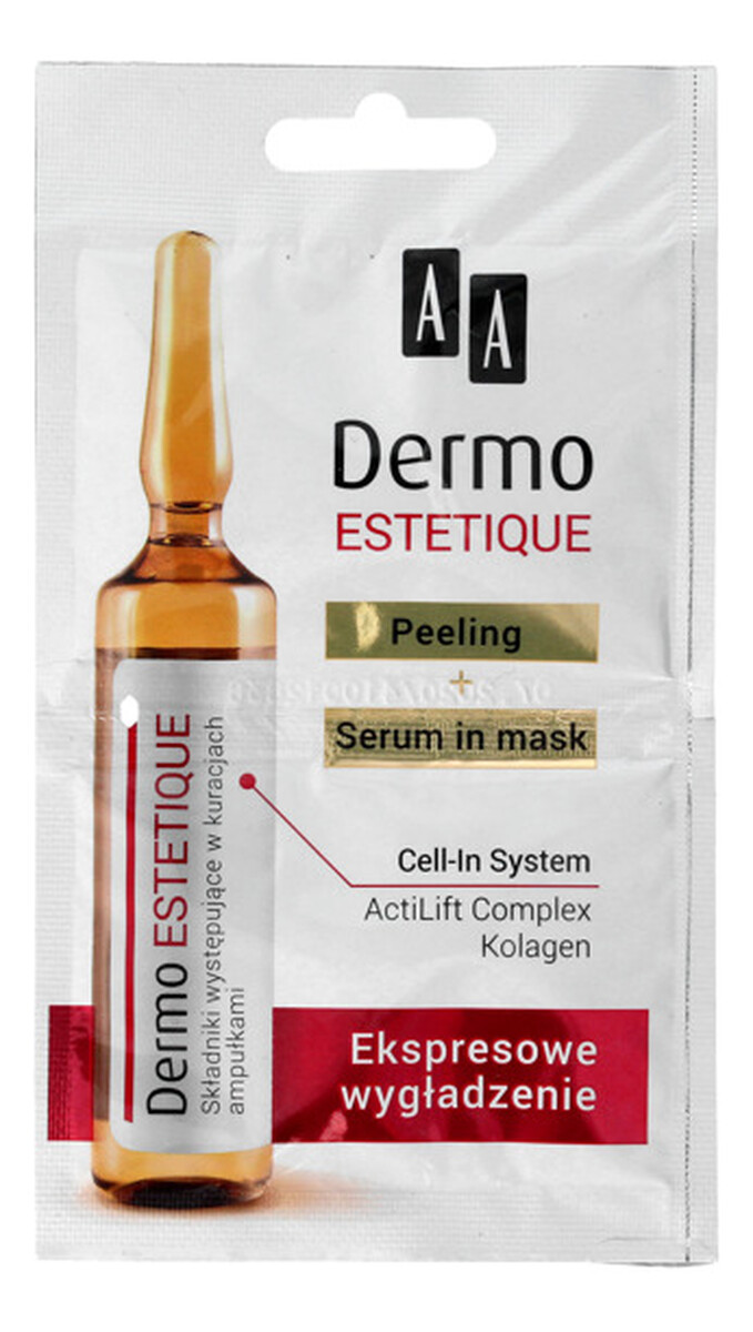 Maseczka na twarz 2-etapowa Ekspresowe Wygładzenie