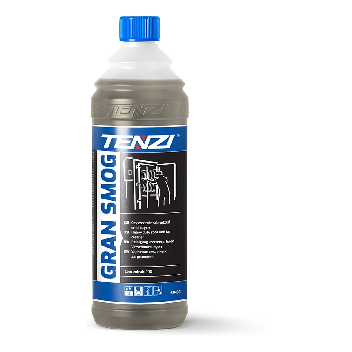 Tenzi Gran® SMOG Silny koncentrat do czyszczenia usuwania nagaru DPF, EGR 1000ml