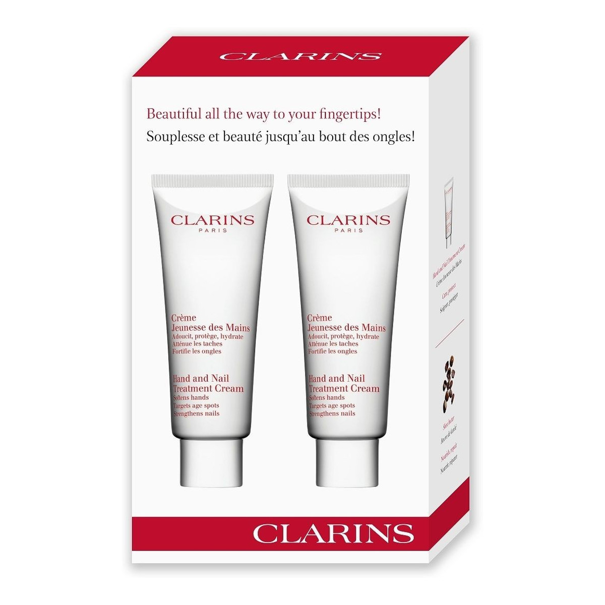 Clarins Zestaw Jeunesse Des Mains Hand and Nail Treatment Cream 2x100ml