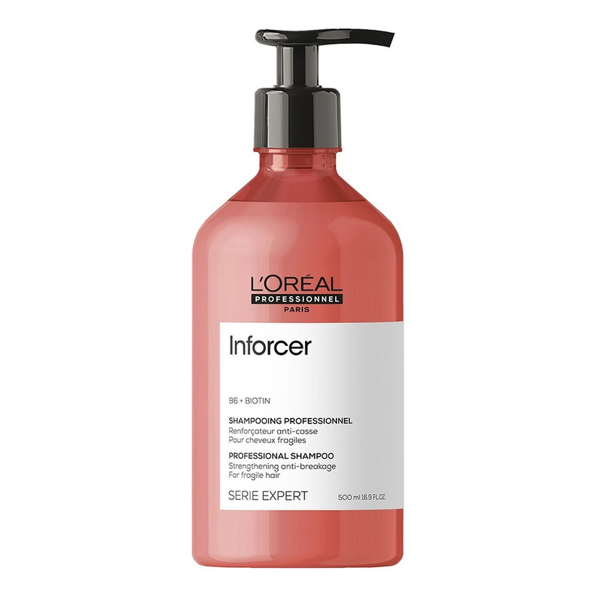 L'Oreal Paris Serie expert inforcer shampoo wzmacniający szampon do włosów łamliwych i zniszczonych 500ml