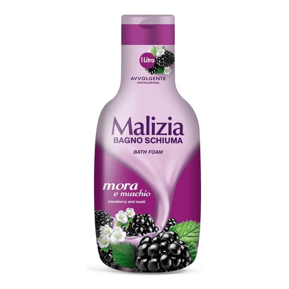 Malizia Bath foam płyn do kąpieli jeżyna i piżmo 1000ml