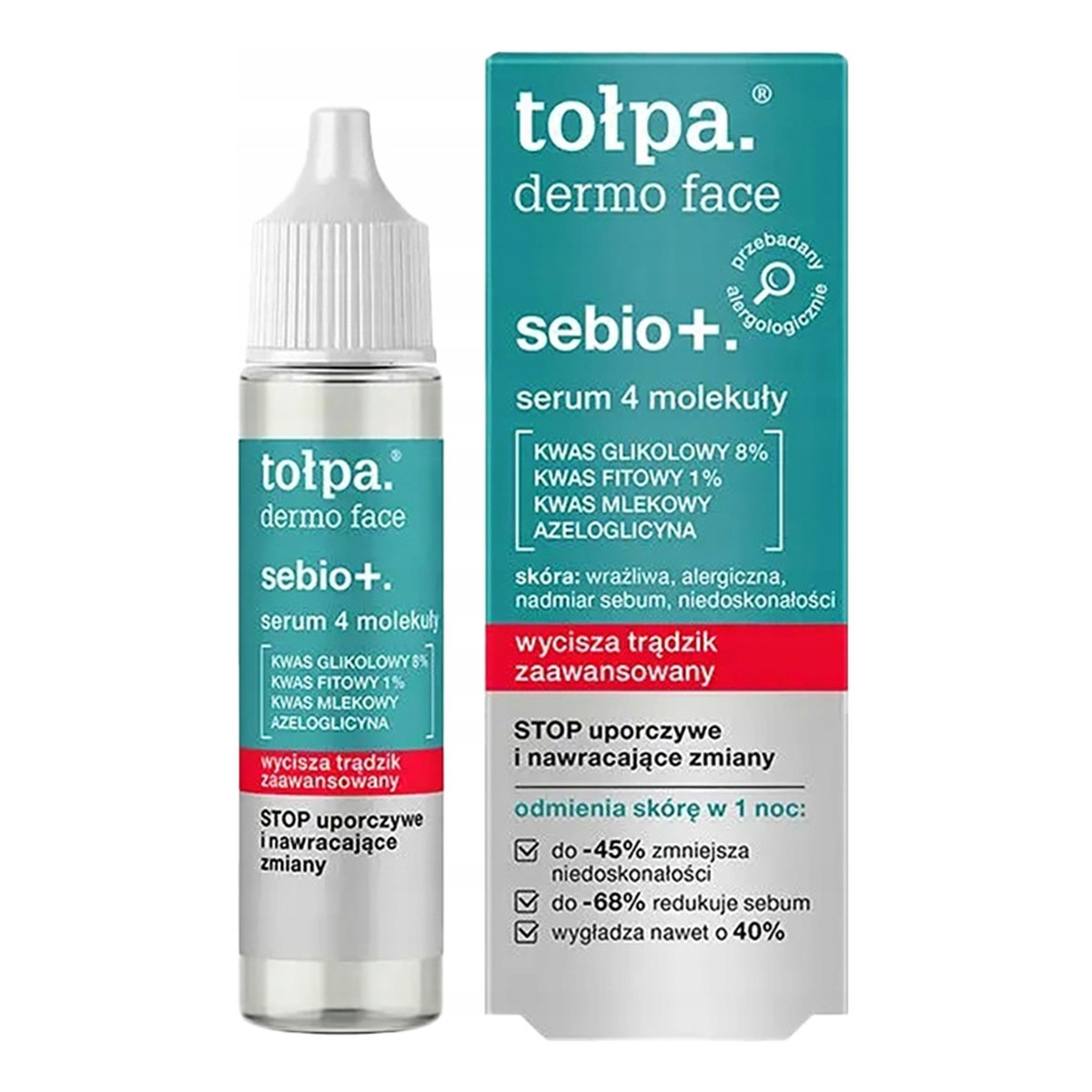 Tołpa dermo face sebio max efekt serum 4 Molekuły 20ml