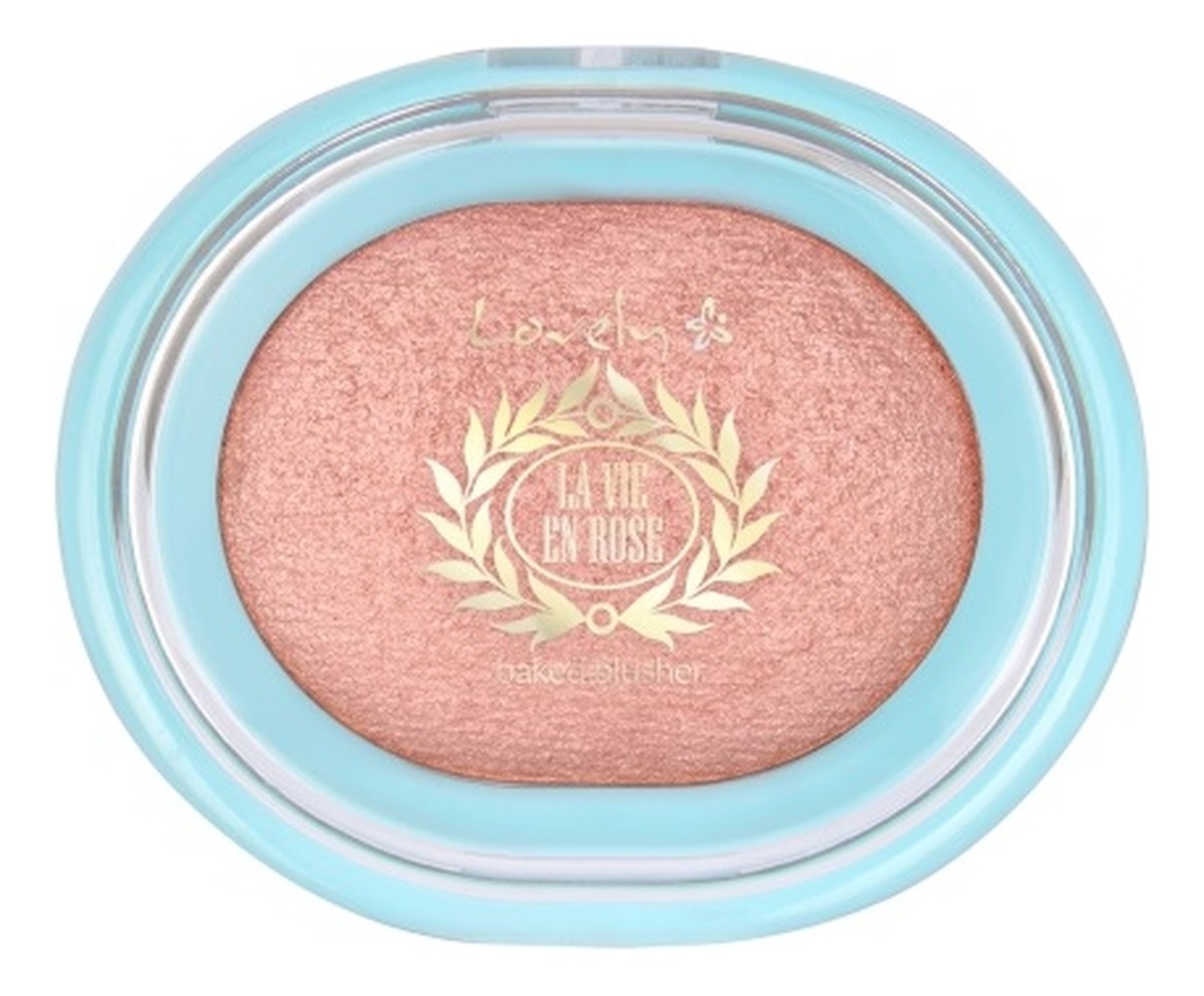 La vie en rose baked blusher wypiekany róż do twarzy 02