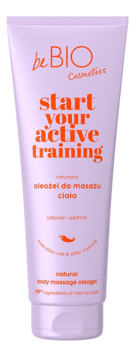 Start your active training naturalny oleożel do masażu ciała