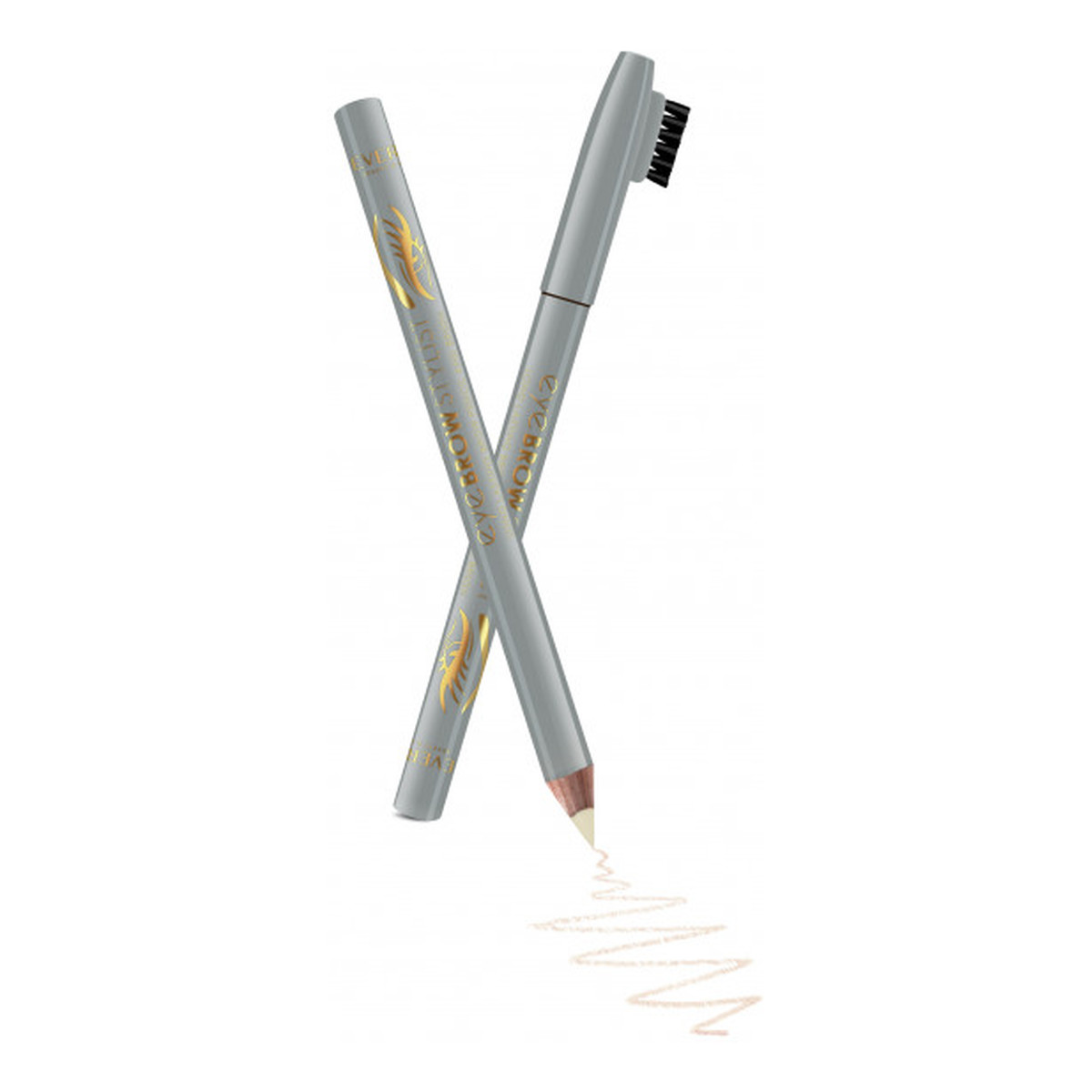 Revers EYE BROW STYLIST Kredka drewniana ze szczoteczką do brwi