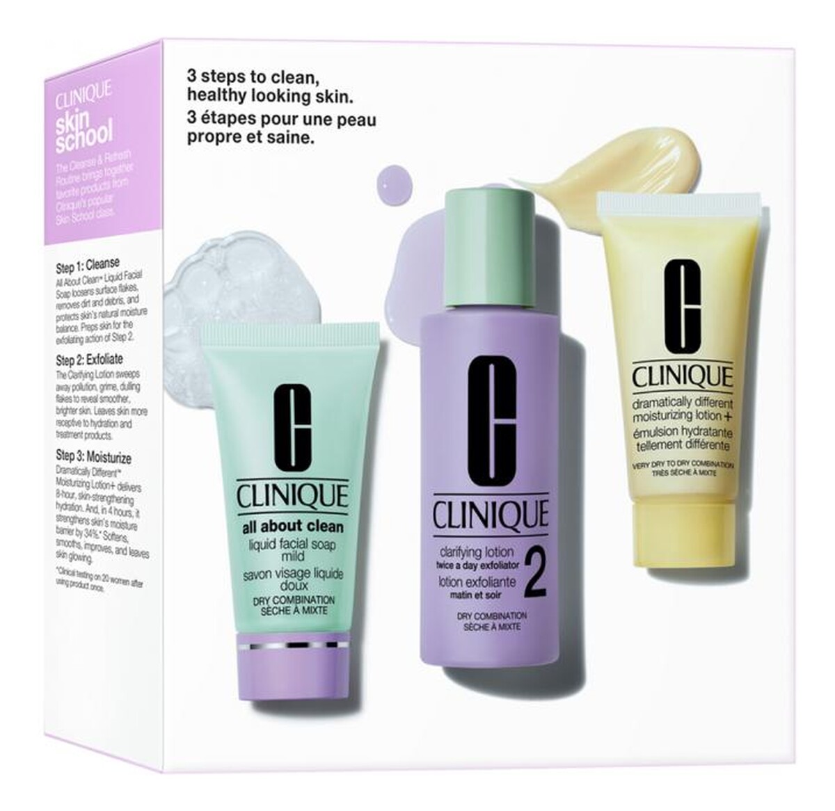 Mydło do twarzy 30 ml + woda do twarzy 60 ml + płyn do twarzy 30ml