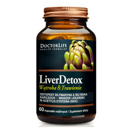 Liver detox ochrona wątroby suplement diety 60 kapsułek