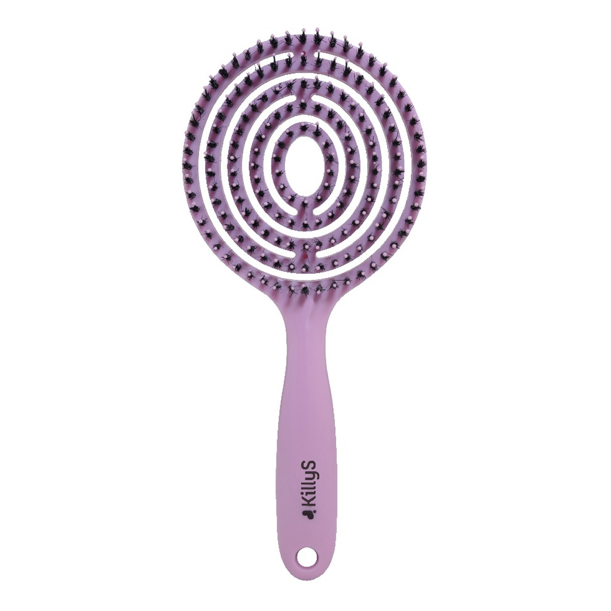 KillyS Ovalo flexi hair brush owalna szczotka do włosów pudrowy róż