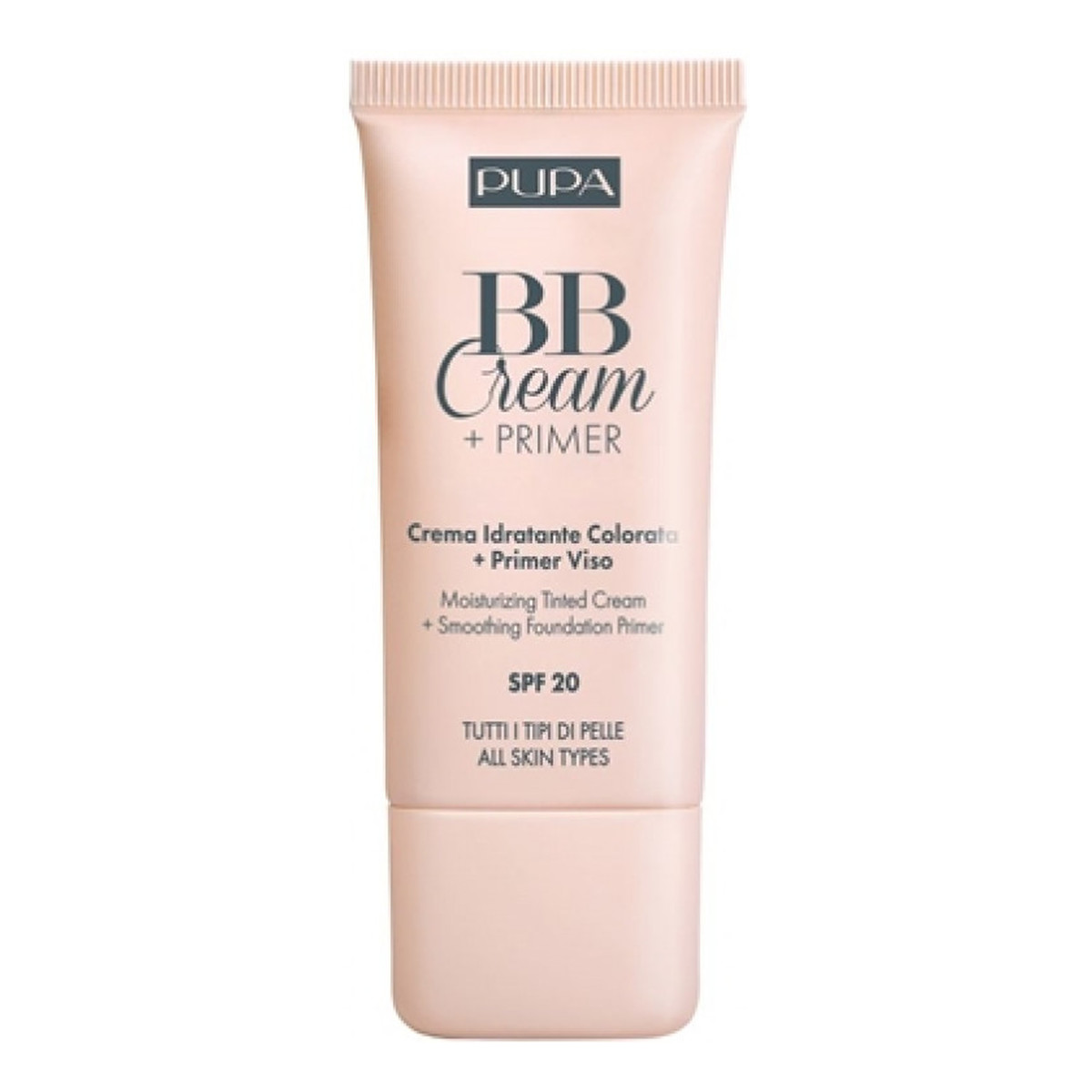 Pupa Milano BB Cream + Primer All Skin Types Krem BB i baza pod makijaż do wszystkich rodzajów cery SPF20 30ml