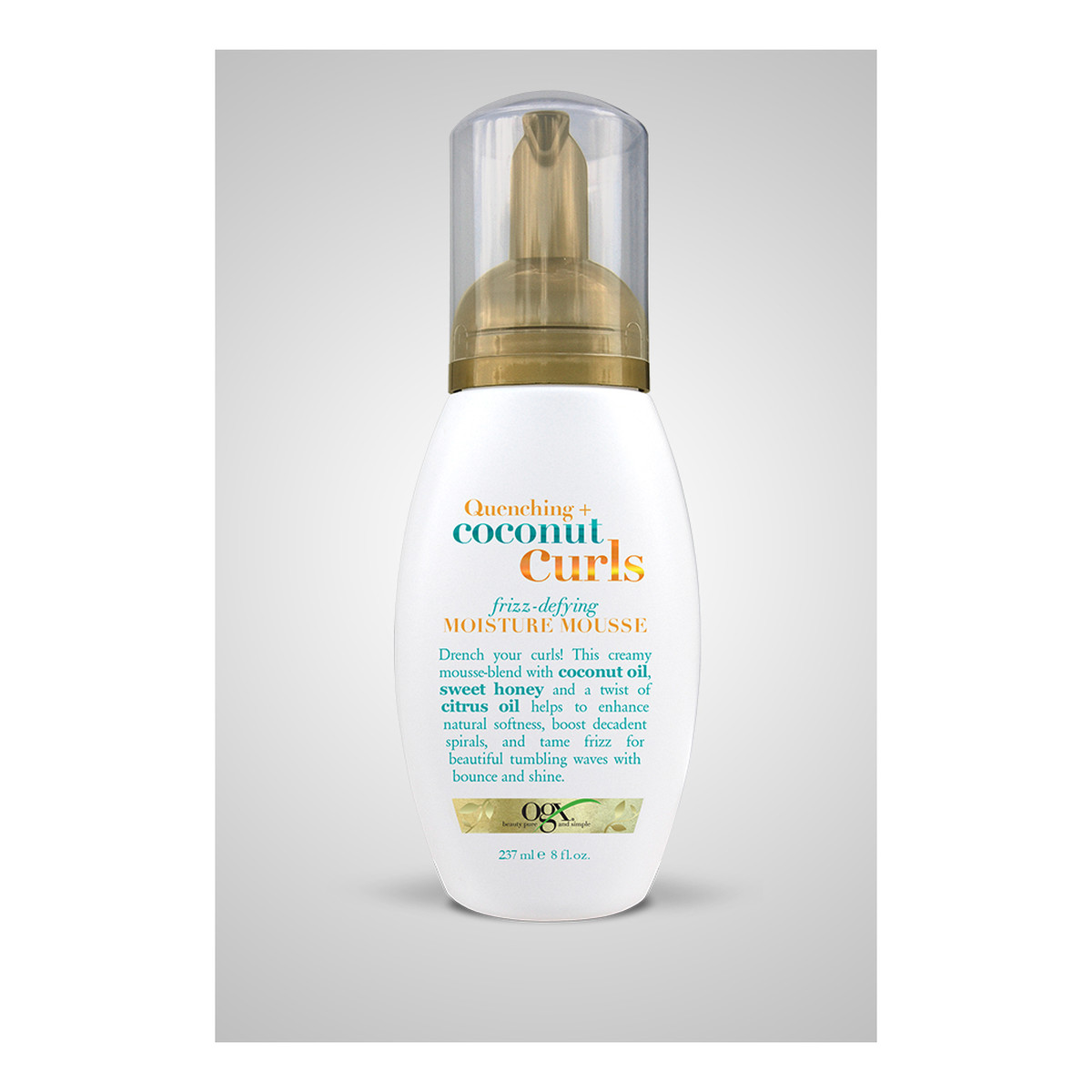 Organix Quenching + Coconut Curls pianka do włosów kręconych w spray'u 237ml