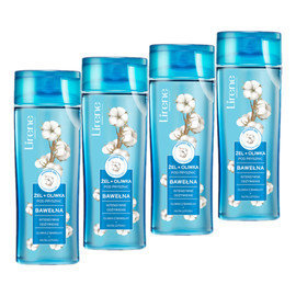 Żel + Oliwka pod prysznic Bawełna 4x250ml
