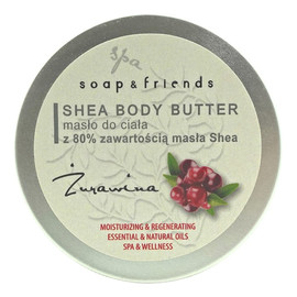 Shea butter 80% masło do ciała żurawina