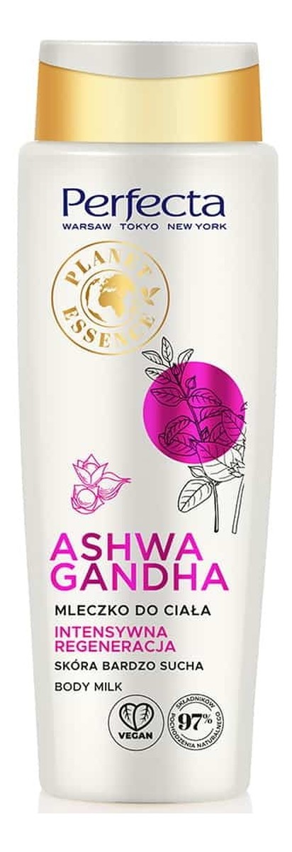 Planet Essence Mleczko do ciała Intensywna Regeneracja - Ashwa Gandha