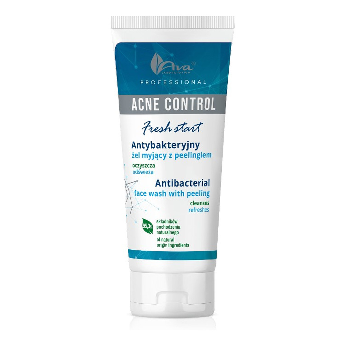 Ava Laboratorium Acne Control Professional Antybakteryjny żel myjący z peelingiem 200ml
