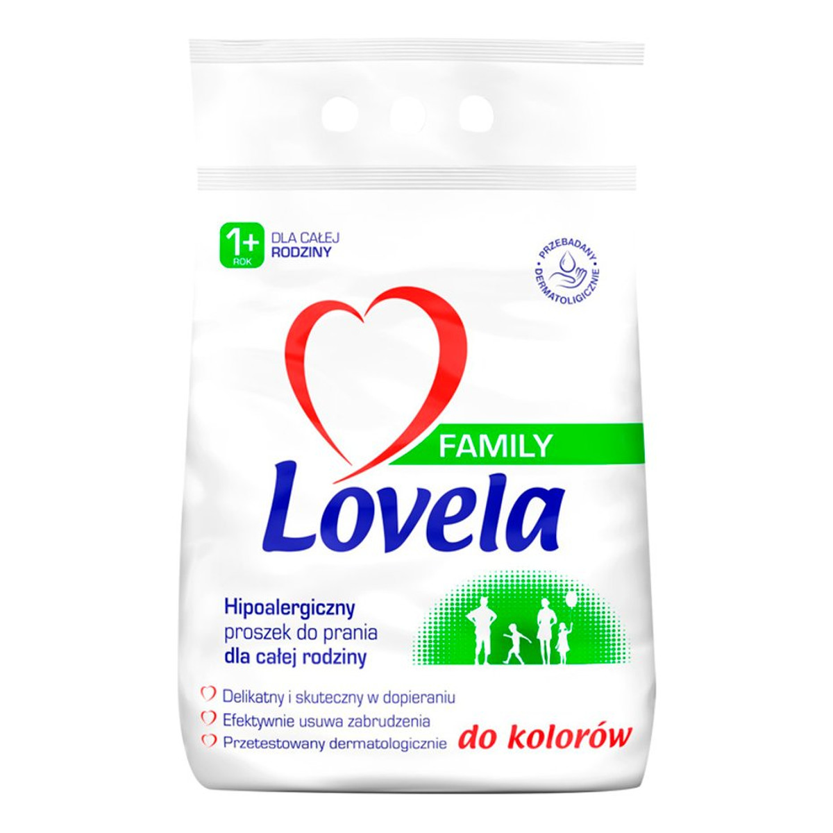Lovela Family hipoalergiczny proszek do prania kolorów 2.1kg 2100g
