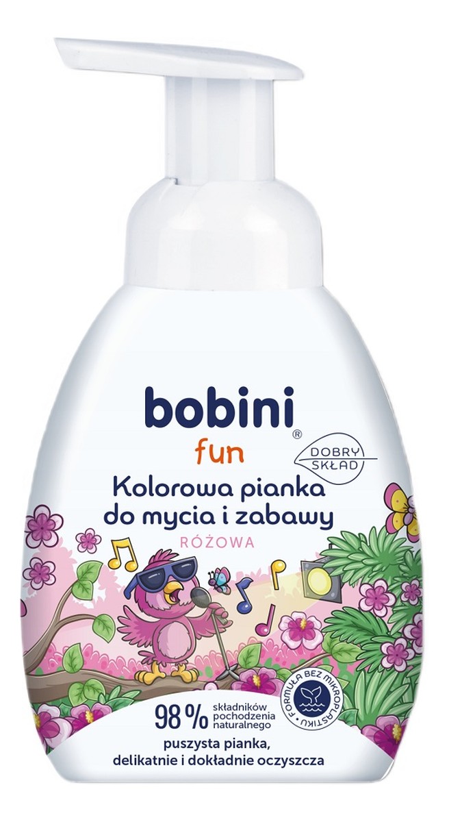Fun kolorowa pianka do mycia i zabawy różowa