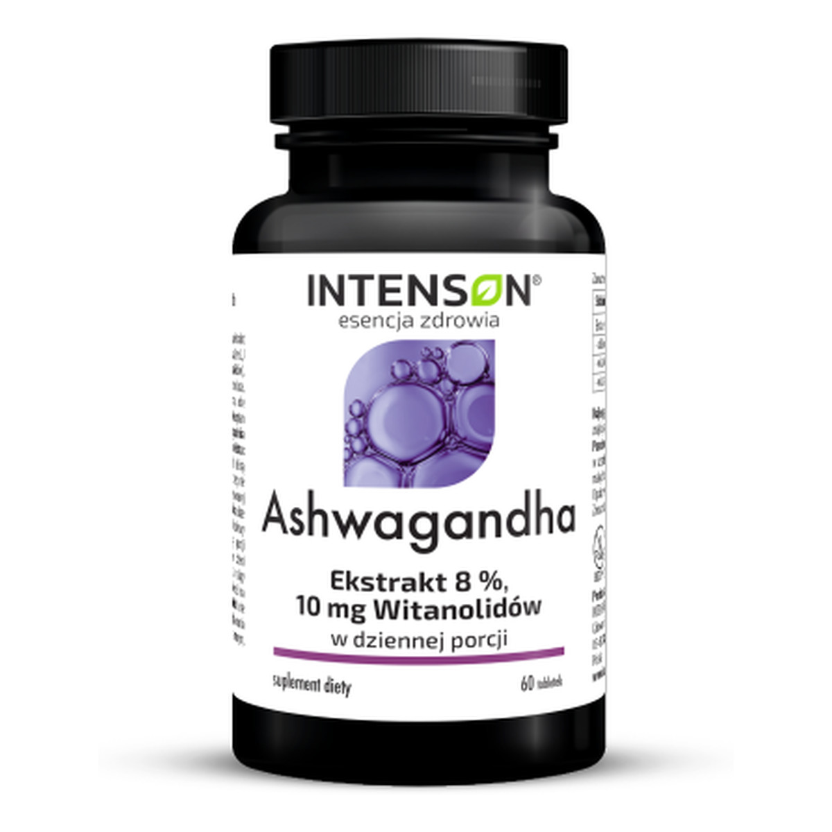 Intenson Ashwaganda suplement diety 60 tabletek 10mg