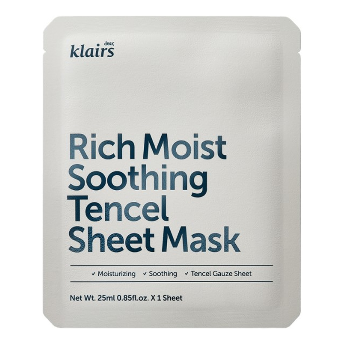 Klairs Rich Moist Soothing Tencel Sheet Mask maska w płachcie 25ml