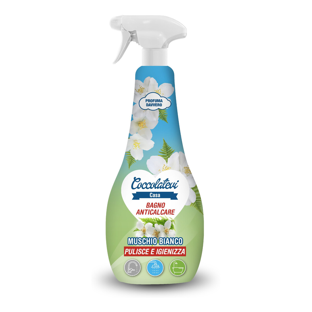 Coccolatevi Środek do czyszczenia łazienki Białe Piżmo 750ml