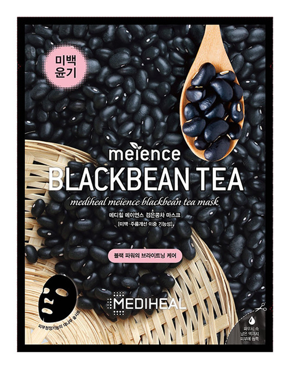 Blackbean Tea rozjaśniająco-nawilzająca maska w płachcie