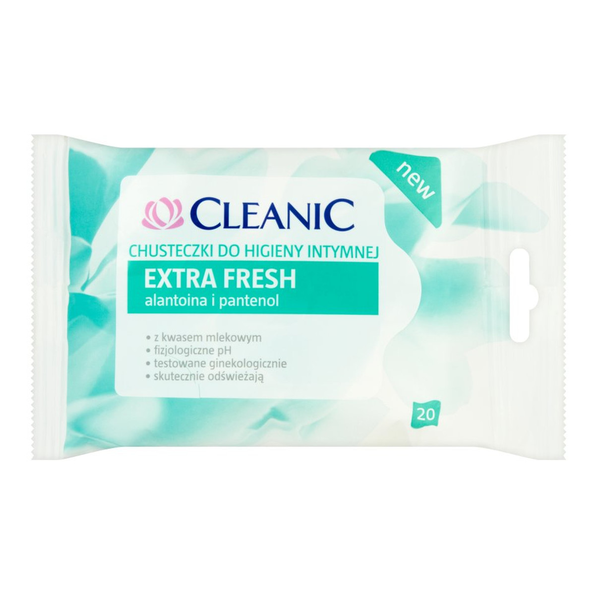 Cleanic Extra Fresh Chusteczki do higieny intymnej 20szt
