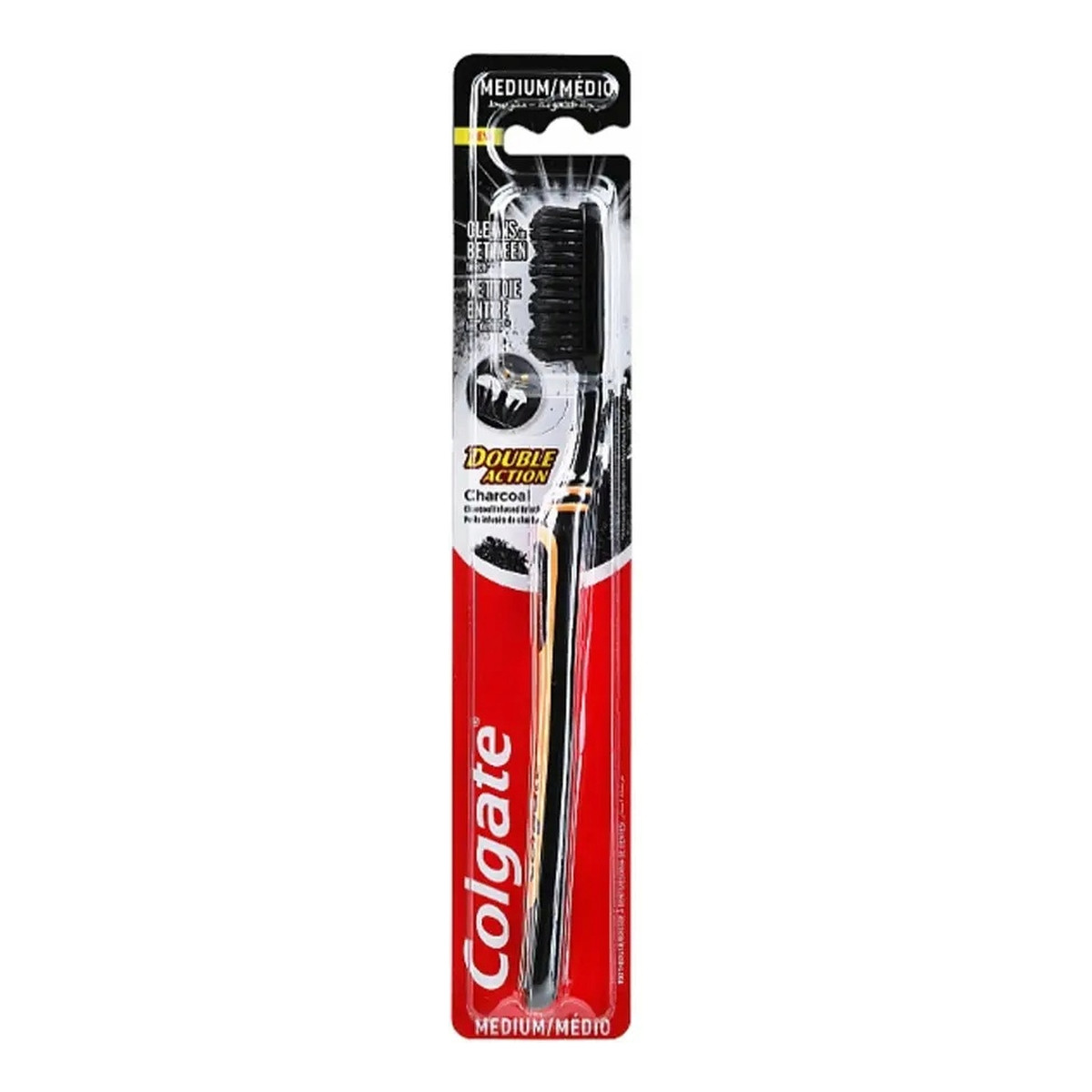 Colgate Szczoteczka do zębów Duble Action Charcoal Medium