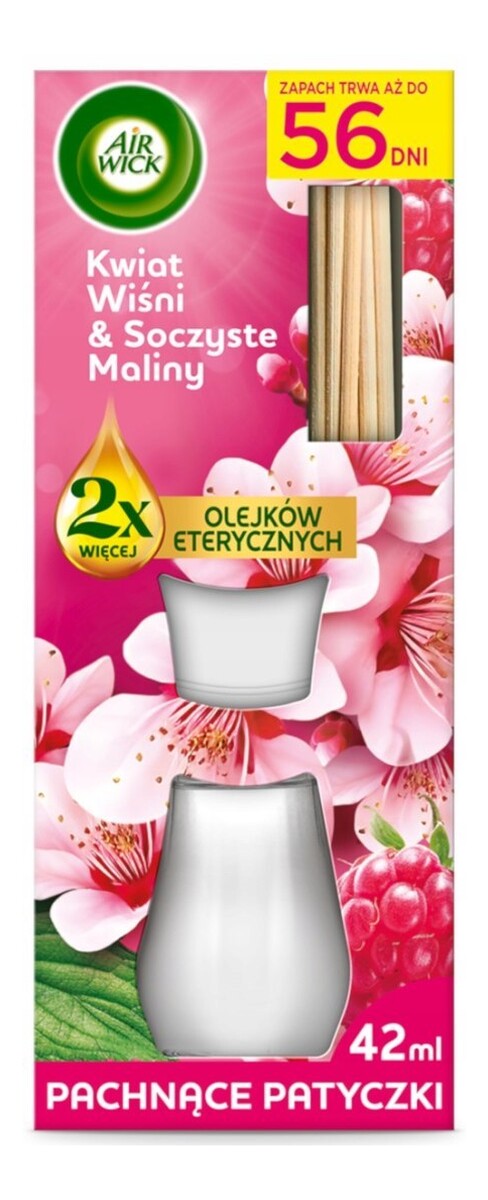Patyczki Zapachowe Kwiat Wiśni & Soczyste Maliny