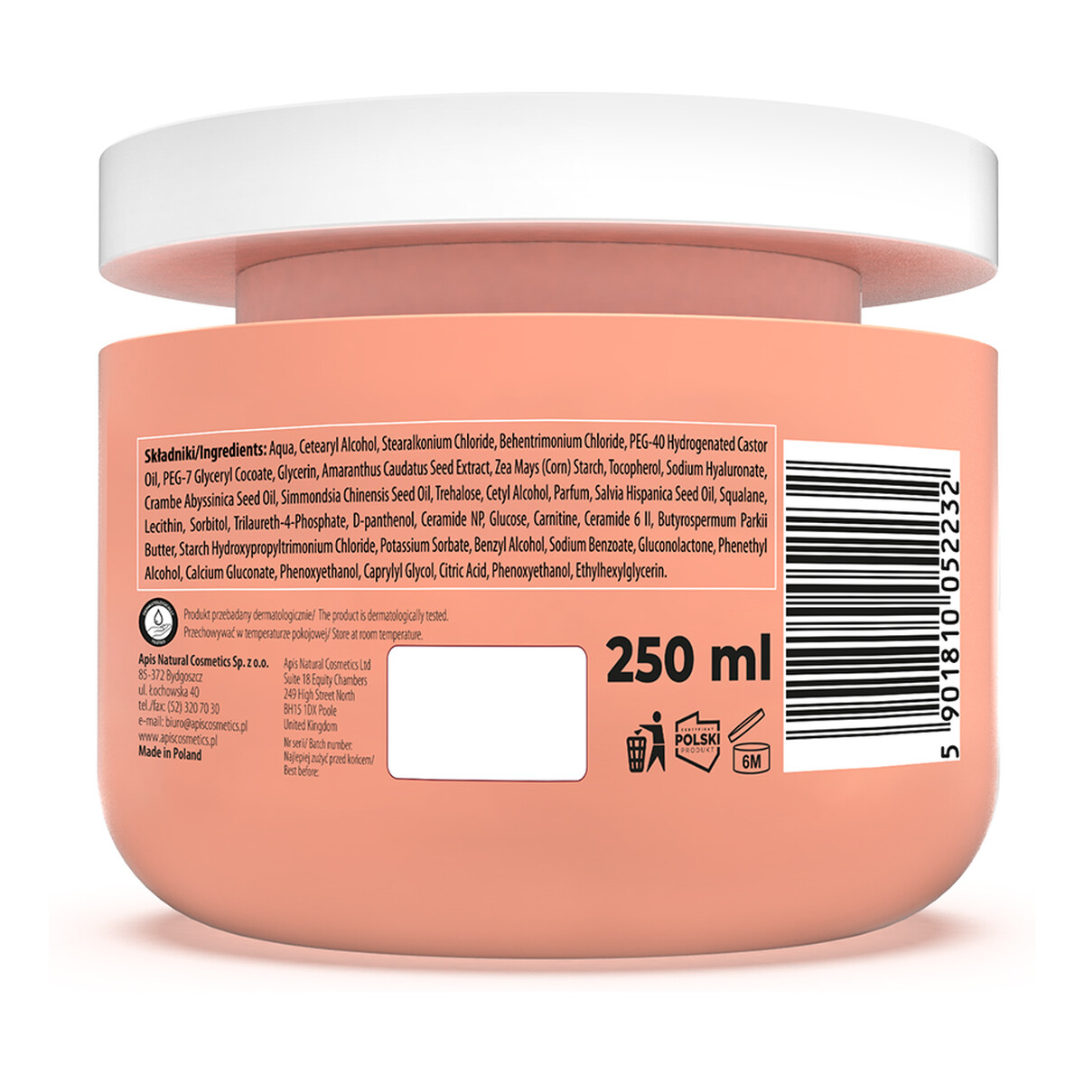 Apis PICK'N'MIX Silnie odbudowująca maska ceramidowa 250ml